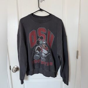 Disney x Hollister Ohio State Buckeyes Mickey Football Pullover - Size M
